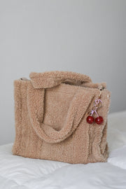 Sherpa Square Mini Tote Bag with Adjustable Strap