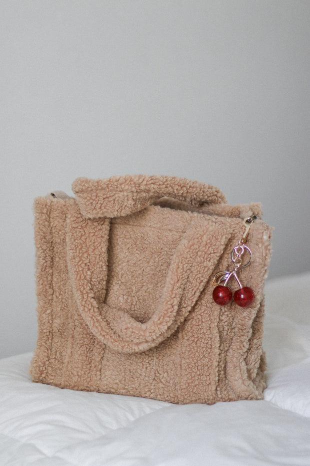 Sherpa Square Mini Tote Bag with Adjustable Strap