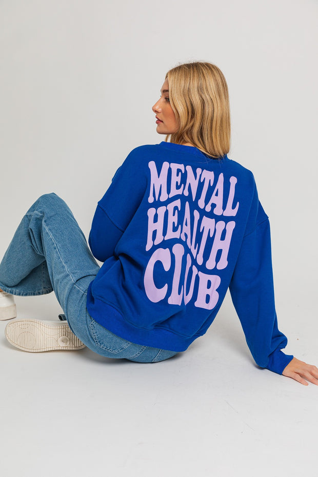Mental Health Club Oversized Sweatshirt