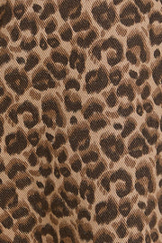 Wide Leg Leopard Print Pant