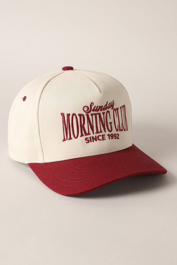 The Morning Club Vintage Two-Toned Trucker Hat