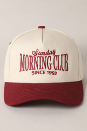 The Morning Club Vintage Two-Toned Trucker Hat