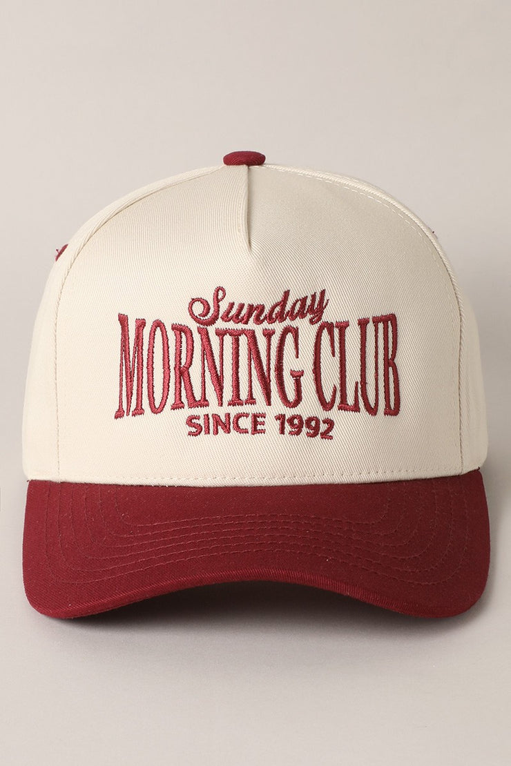 The Morning Club Vintage Two-Toned Trucker Hat