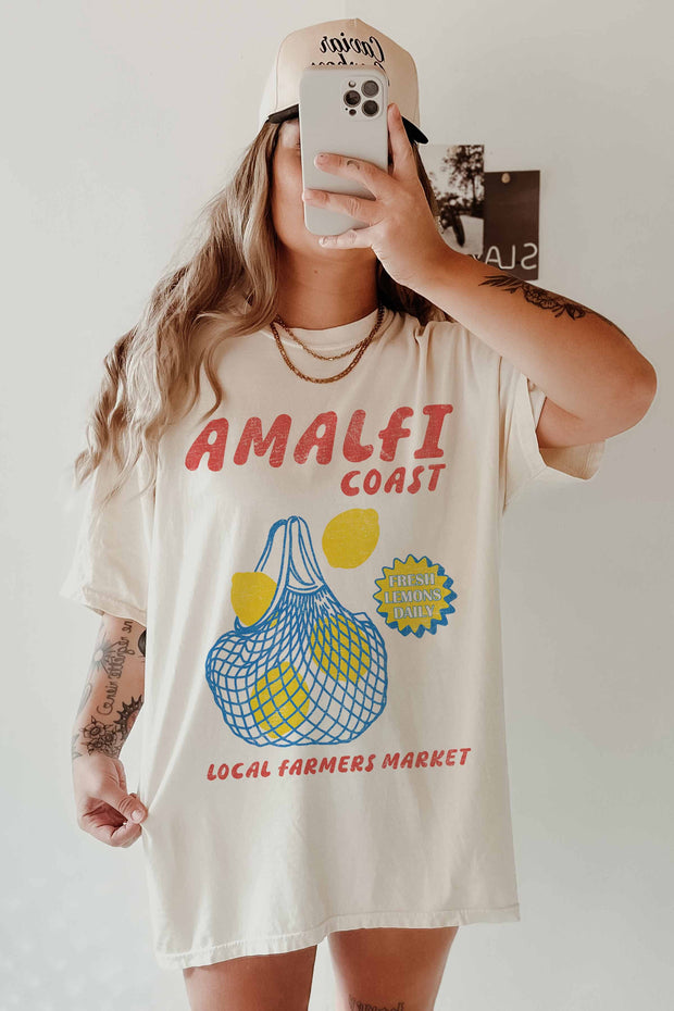 Amalfi or Bust Oversized Tee