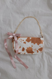 Petite Cow Print Handbag
