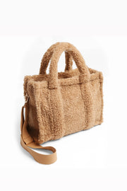 Sherpa Square Mini Tote Bag with Adjustable Strap