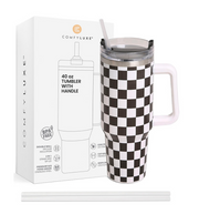Check up 40 OZ Double Walled Stainless Steel Tumbler
