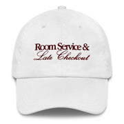 'Room Service' Dad Hat - Blanche