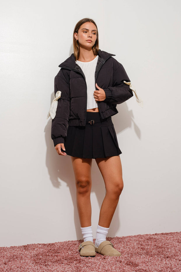 Bow Puffer Jacket