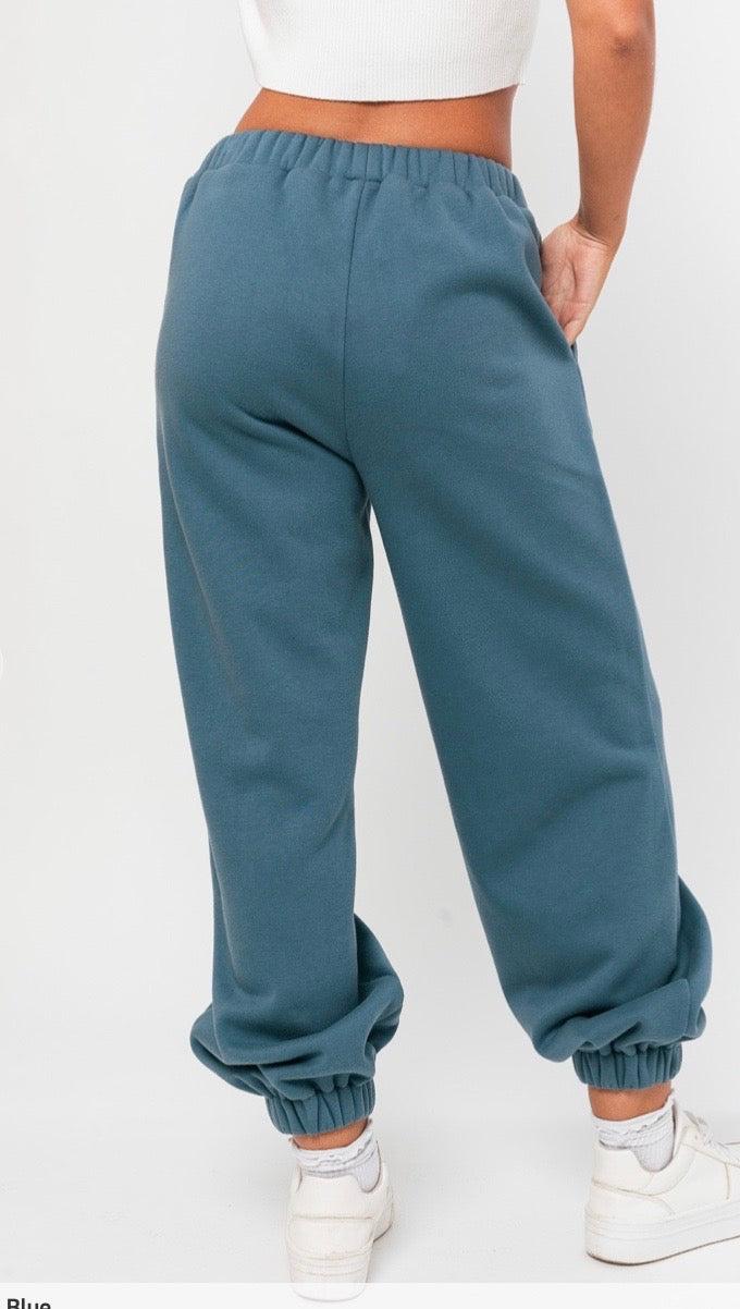 Varsity Oversized Sweat Pants (Pre-Order)