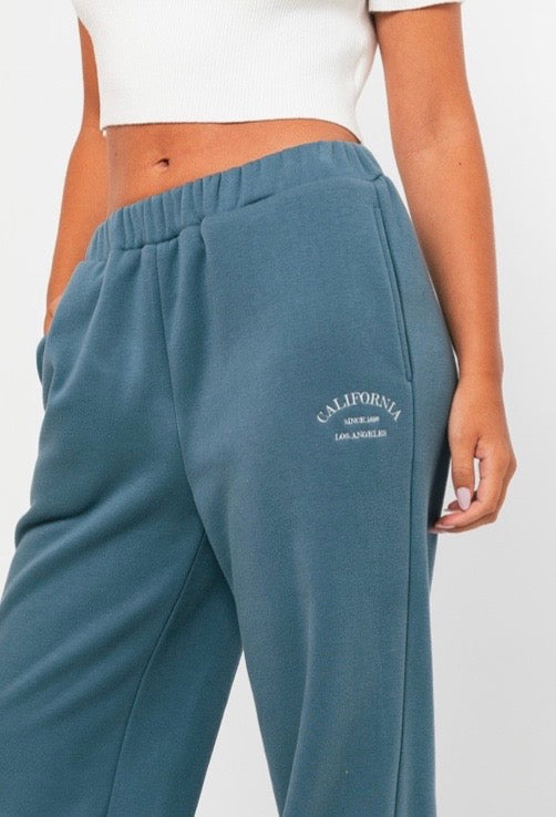 Varsity Oversized Sweat Pants