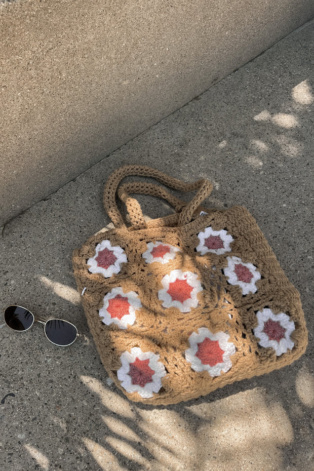 Woodstock woven Floral Bag